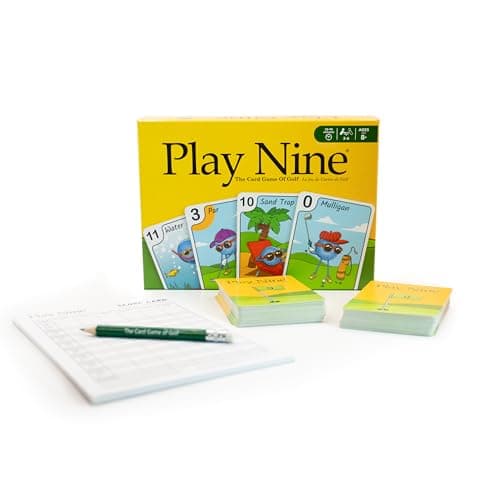Play Nine - The Card Game of Golf, Best Card Games for Families, Strategy Game for Couples, Fun Game Night Kids, Teens and Adults, The Perfect Golf Gift — view 2