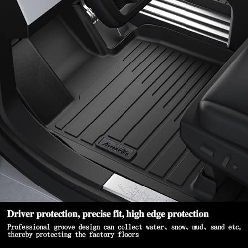 AltraVos Floor Mats for All-New 2024 2025 2026 Chevrolet Traverse 8 Seats-2 Row Bench Seat,TPE All Weather Protection Trunk Mat Covering Backrest Mat for Chevy Traverse — view 2
