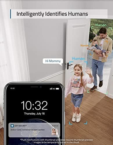 eufy Security Indoor Cam E220, 2K, Pan & Tilt, Indoor Security Camera, Wi-Fi Plug-in Camera, Human & Pet AI, Voice Assistant Compatibility, Night Vision, Motion Tracking, HomeBase not Compatible — view 4