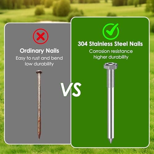 2-in-1 Lawn Aerator, Heavy Duty Manual Core Aerator Lawn Tool with 16 Iron Spikes & 4 Hollow Tines Garden Tools for Yard Grass Soil — view 5