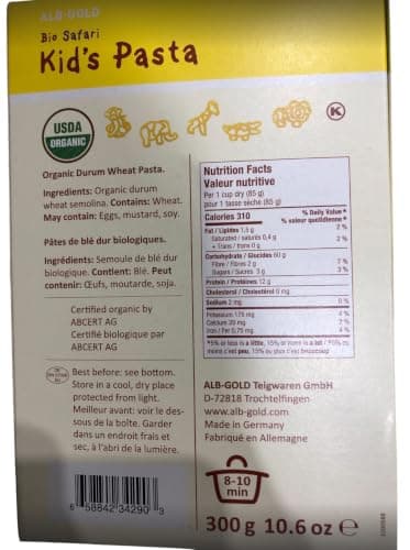 VALUBNDL: ALB GOLD - Pasta For Kids - Kids Healthy Snacks - Fun Snacks - Custom VALUBNDL Branded (3 PACK, ANIMALS, SAFARI, DINO) — view 2
