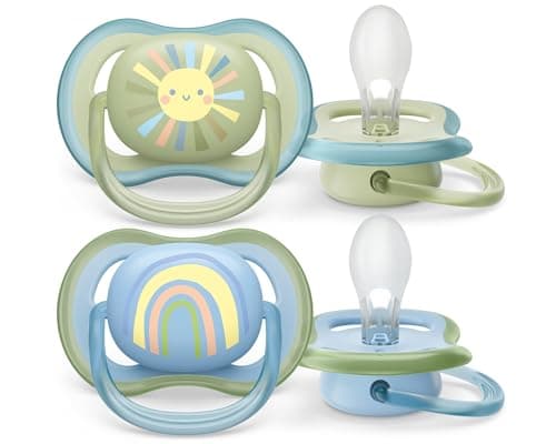 Philips Avent Ultra Air Pacifier - 4 x Light, Breathable Baby Pacifiers for Babies Aged 0-6 Months, BPA Free with Sterilizer Carry Case (Model SCF085/49) — view 6