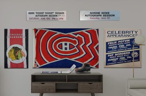 Where Legends Begin Lithograph Signed by Bower, Hull, Cournoyer & Dionne – Hockey Stars 10" x 10" Autograph Collectible with COA — view 2