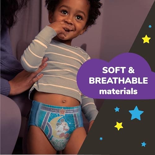 Pull-Ups Boys' Night-Time Potty Training Pants, Size 4T-5T Overnight Training Underwear (38-50 lbs), 52 Ct — view 7