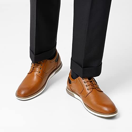 Bruno Marc Men's Casual Dress Shoes,Size 12,Brown,SBOX2336M — view 7