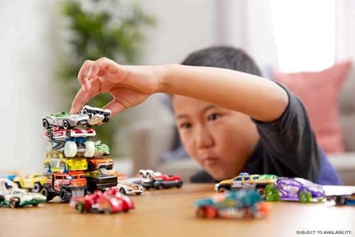 Hot Wheels Toy Cars & Trucks 20-Pack, Set of 20 1:64 Scale Vehicles for Play or Display, Instant Collection (Styles May Vary) — view 2