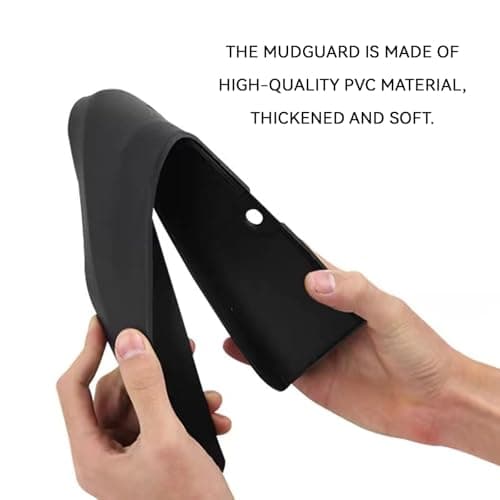 CCNU 4PCS Car Mud Flaps Splash Guards No Drilling Mudguards Front Rear Fender Guards Wheel Tire Mud Splash Protection Universal Fit Sedan SUV Truck Pickup Heavy Duty Automotive Replacement Accessories — view 4