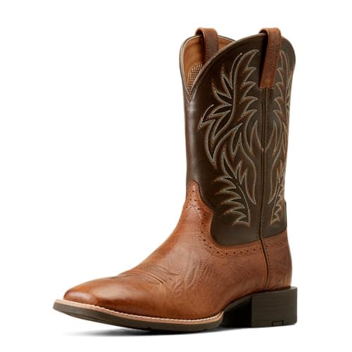 Ariat 1003599610.5D Mens Sport Western WST Penut BTR/Chga BRN 200 - Brown 10.5D