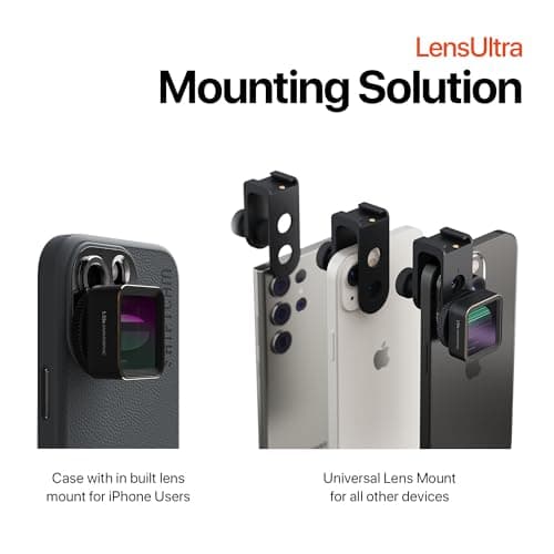 Shiftcam | LensUltra 1.33x Anamorphic Lens - 1.33x Magnification, 113° Angle - Transform Mobile Footage, Captivating Widescreen Ratio, Cinematic Lens Flare, Surreal Perspectives, Premium Design — view 4
