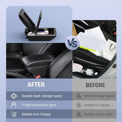 Car Armrest Storage Box for Hyundai Venue 2021-2026 Accessories — view 5