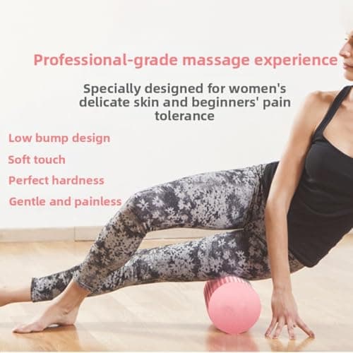 EVA Soft Dot Foam Roller for Muscle Therapy and Balance Exercises, 30 cm x 9.5 cm, 12 Inch Long Yoga Fitness Massage (blue) — view 3