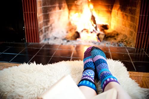 Solmate Socks - Mismatched Crew Socks; Made in USA; Raspberry Small — view 3