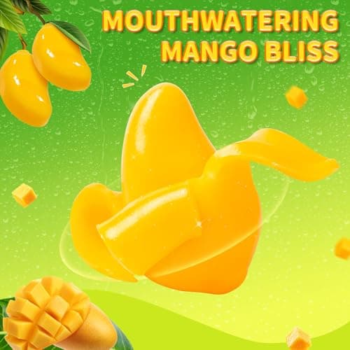 AMOS Peelerz Assorted Fruit Candy Bundle, Mango Watermelon Green Apple Flavors, Peelable Gummy Candy Variety Pack - 3 Pack — view 3