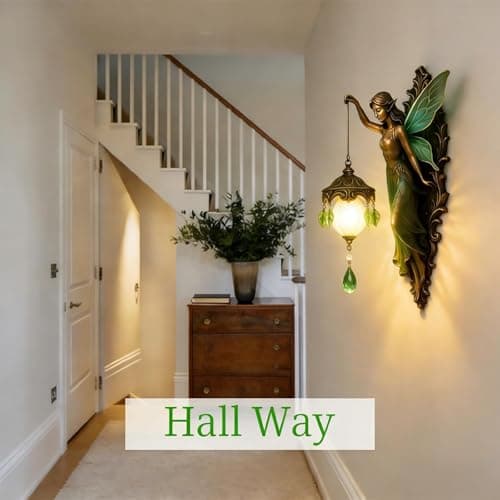 A Beautifully Designed Vintage Wall Lamp, Featuring Fairy Wings Wall Lamp, Creating a Soft and Dreamy Atmosphere, Vintage Style Bedroom Hotel Restaurant Decorative Walls — view 4