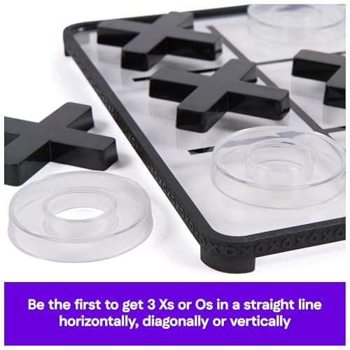 Spin Master Games, Cardinal Classics Tic Tac Toe, Classic Board Game, Modern Coffee Table Décor, 2 Players, for Ages 5 & Up — view 3