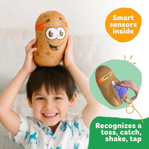 Move2Play, Pass The Potato | Hilariously Wild & Fun | Active Family Game for Kids Ages 3-8+ | Indoor Outdoor Toss Game | Party Games for Boys & Girls | Camping Travel Fun — view 4