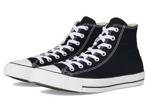 Converse Unisex Adult Chuck Taylor All Star High Top, Black, 13 Womens/11 Mens
