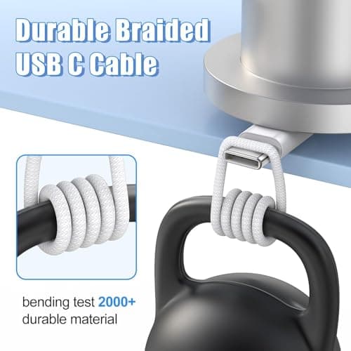 USB C to C Fast Charger Cable 10ft + 10 ft [MFI Certified] 100W for iPhone 17 16 15 Charging Cord Long Type C to C Cable for Apple iPhone 17 16 15/Pro/Pro Max/Plus/iPad Pro Air Mini Samsung Galaxy — view 3