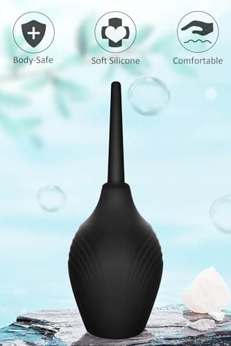 442ML Silicone Cleansing Bottle, Anti-Backflow Bulb, Large Capacity, Soft & Reusable for Men and Women — view 5