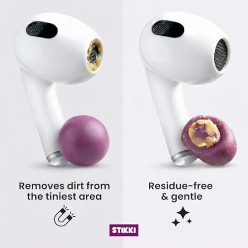 STIKKI Cleaning Putty for Electronics – Earbud & Phone Cleaning Kit with Precision Tools – Cleaner Kit & Charging Port Cleaning Compatible with iPhone & AirPod – Device Maintenance and Repair Kit — view 3