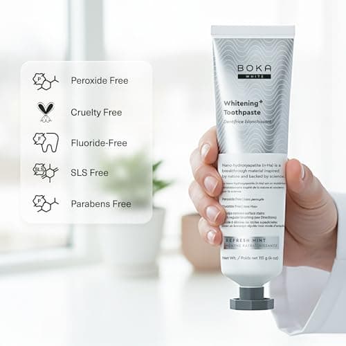 Boka Toothpaste - Fluoride Free Toothpaste, Nano Hydroxyapatite Toothpaste