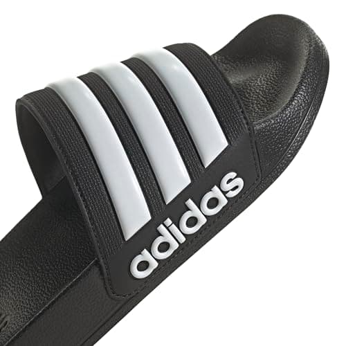 adidas Adult Adilette Shower Core Black/White/Core Black 10 — view 7