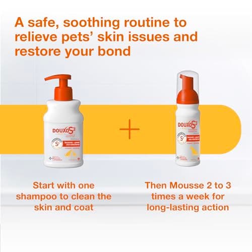 Douxo S3 Pyo Shampoo, Contains 3% Chlorhexidine & 0.5% Ophytrium, Antiseptic & Hydrating, for Bacterial or Yeast Skin Infections, for Dogs and Cats, 6.7 fl. oz. (200mL) — view 9