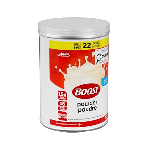 BOOST Powder- Vanilla Instant Breakfast Drink Mix, 880g canister — view 9