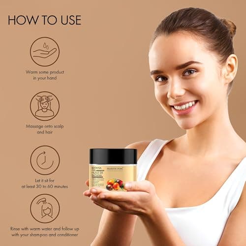 MAJESTIC PURE Batana Butter for Hair | Moisturizes Scalp & Hair | Nourishing & Volumizing | 100% Pure & Natural | PETA Certified | 103 ml — view 3