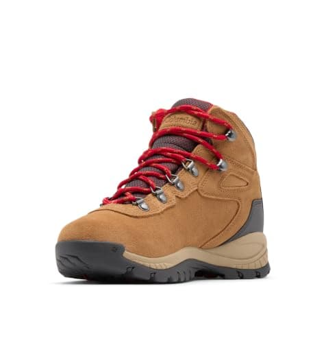 Columbia Womens Newton Ridge Plus Waterproof Amped, Elk/Mountain Red, 9 Wide — view 4