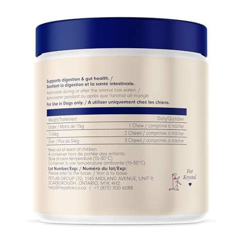 PetLab Co. Probiotics for Dogs - Support Gut Health, Itchy Skin, Seasonal Allergies, and Yeast with Each Tasty Chew - Dog Probiotics - Safe for Small, Medium and Large Dogs - Packaging May Vary — view 9