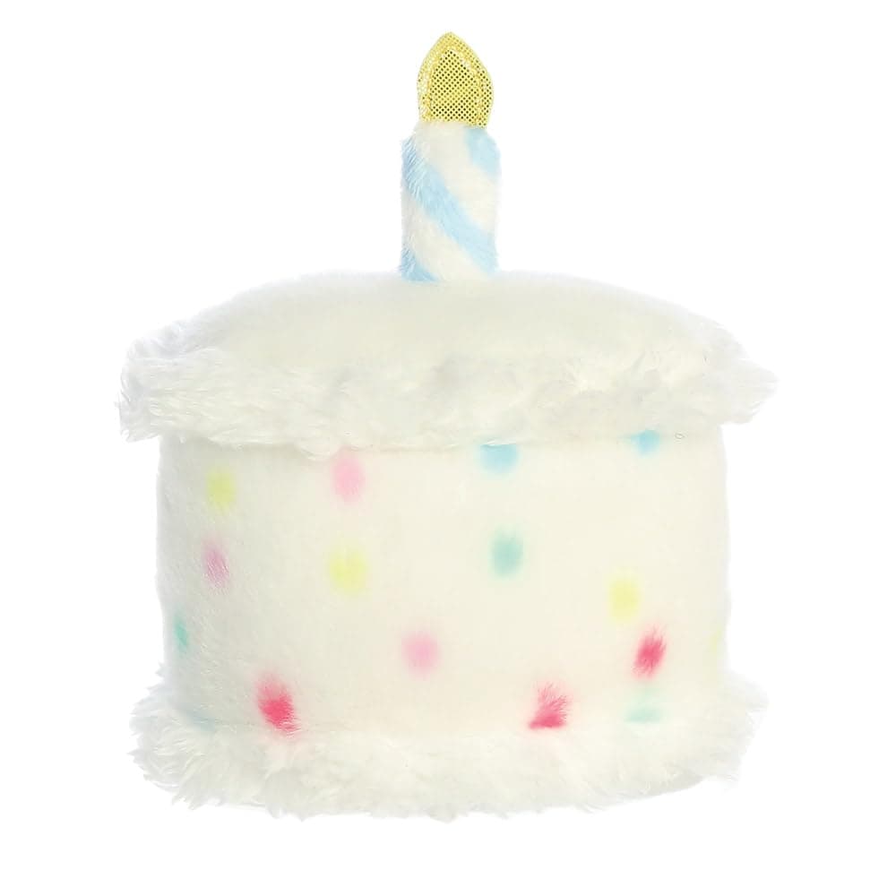 Aurora, 33902, Palm Pals Happy Birthday Cake 5In, Soft Toy, White — view 4
