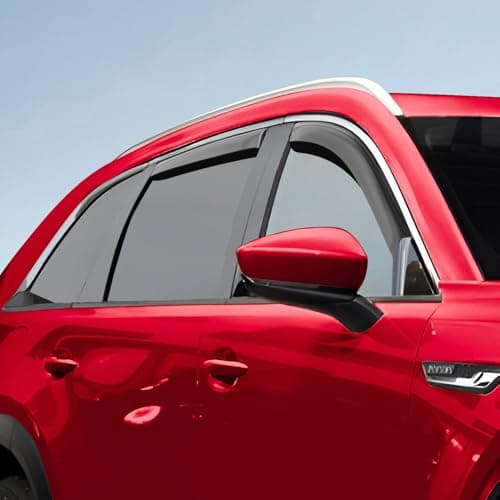 Voron Glass in-Channel Extra Durable Rain Guards for Mazda CX-90 2024-2026, Window Deflectors, Vent Window Visors, 4 Pieces - 200685