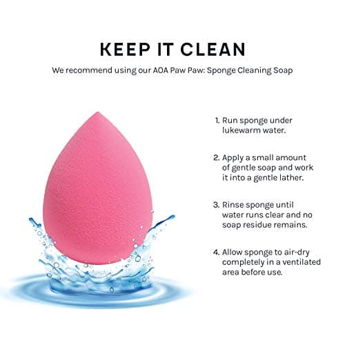 AOA Studio Collection makeup Sponge Set Latex Free and High-definition Set of 6 makeup Wonder blender For Powder Cream and Liquid, Super Soft Wonder Beauty Cosmetic — view 8