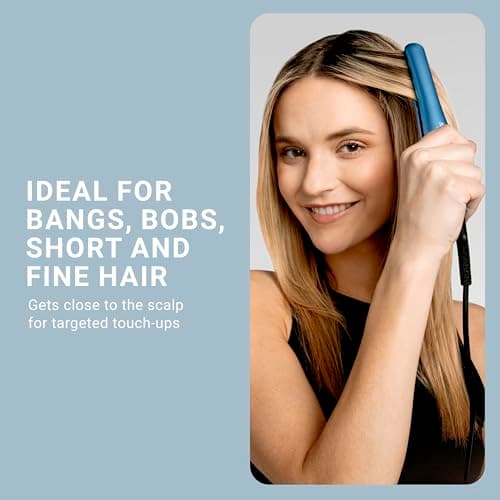 BabylissPRO Nano Titanium 3/4" Mini Flat Iron, Perfect for Travel, Touch-Ups & Quick Styling, Compact Hair Straightener With Sol-Gel Nano Titanium & Ceramic-Coated Plates, Heats Up To 430ºF, Dual Voltage — view 5