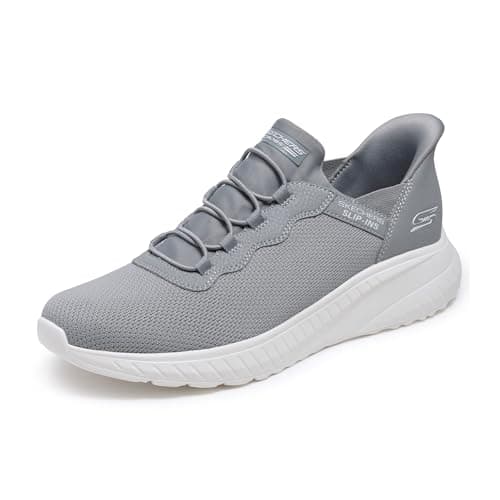 Skechers Men's Hands Free Slip-ins Skechers Bobs Squad Chaos - Daily Hype, Grey, 11