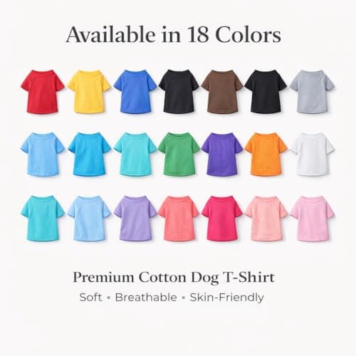 Lovelonglong Pet Clothing Dog Costumes Basic Blank T-Shirt Tee Shirts for Small Dogs Black S — view 2