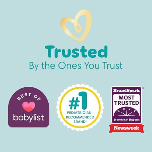 Pampers Pure Baby Diapers, Size 1 (8-14 lbs), 82, Up to 100% Leakproof, Premium Hypoallergenic Soft Diapers — view 8