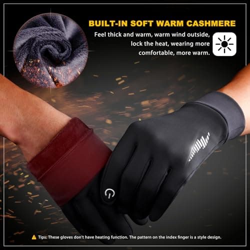 SIMARI Winter Gloves Women Men Ski Snow Gloves Liner Thermal Warm Touch Screen, Suit for Running, Cycling, Biking, Hiking, Driving, Walking, Typing, Freezer Work, Sports, Soccer, Shooting, Gaming 102 — view 4