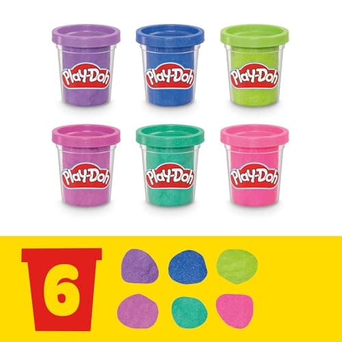 Play-Doh Sparkle Collection 6 Pack, Kids Arts and Crafts — view 4