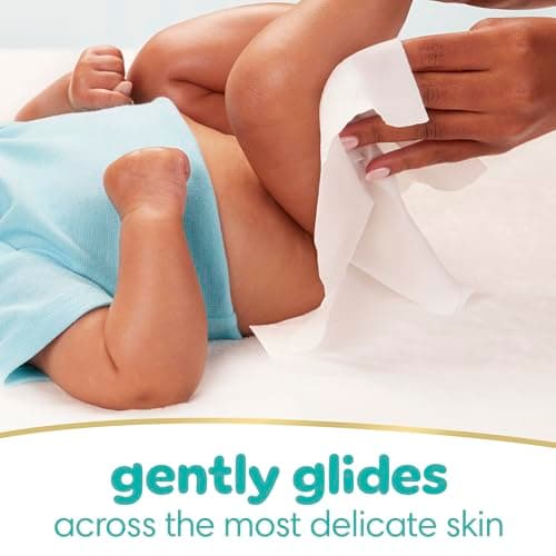 Pampers Baby Wipes Sensitive, Clinically Proven, Fragrance Free, Water Based, Hypoallergenic Baby Wipes, 4X Flip-Top Packs (Count of 336) — view 8