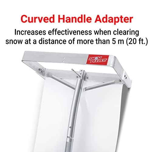 SNOWPEELER Premium Roof Rake for Snow Removal - 9 m (30 ft.) Roof Snow Removal Tool - Rake for House Roof