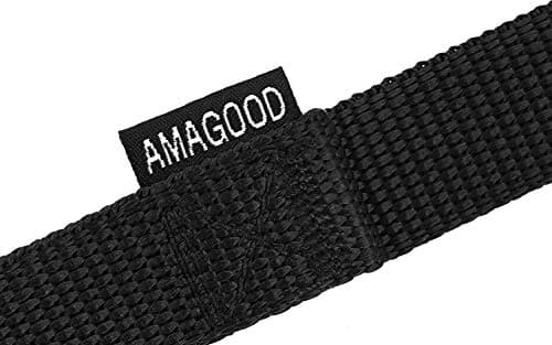 AMAGOOD Dog/Puppy Obedience Recall Training Agility Lead-15 ft 20 ft 30 ft 50 ft Long Leash-for Dog Training,Tie Out,Play,Safety,Camping (15 feet, Black) — view 5