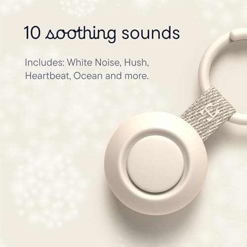Hatch Go | Portable Sound Machine for Babies and Kids | Sleep Soother | 10 Soothing Sounds | White Noise | Shush | Travel | Registry Gift | Baby Shower | Clips on Stroller | Putty — view 5