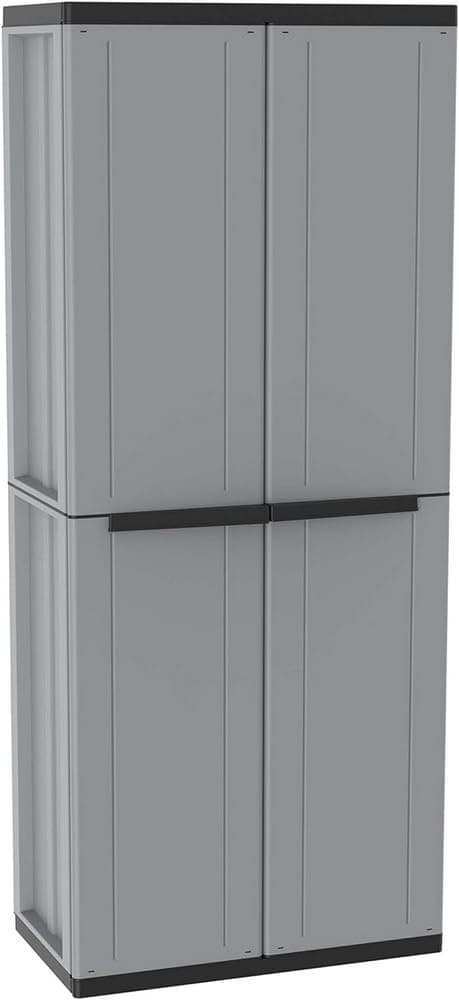 Terry, Jline 368 , Armario 2 Puertas con 1 Estantería Interna y 4 Estantes. 68x37,5x163,5 cm