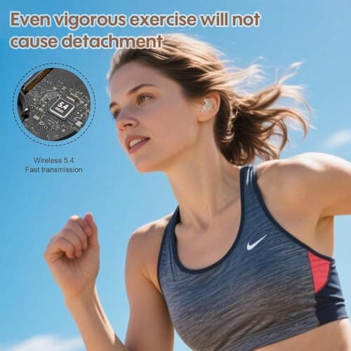 Bluetooth Earbuds,Wireless Sleep Ear Buds,Invisible Noise Cancelling Headphones,Bluetooth 5.4 Sleeping Headset for Side Sleepers Small Ears Canal,Discreet in-Ear Tiny Earphones,for Samsung/Android — view 5
