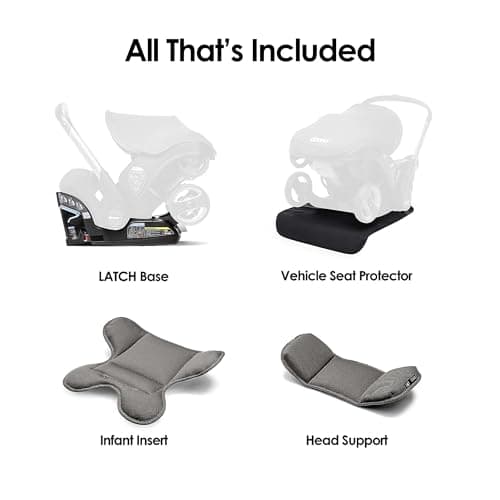 Doona Car Seat & Stroller, Nitro Black - All-in-One Travel System — view 5