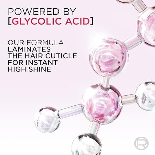 L'Oreal Paris Elvive Glycolic + Gloss Shine Boosting Shampoo and Conditioner Set, Cleanses and Smooths Dull, Porous Hair Into High-Shine, Glossy Hair, 56 Fl Oz Set — view 2