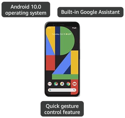Google Pixel 4 XL, 128GB, Black - Unlocked (Renewed) — view 2