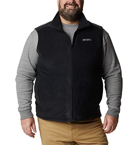 Columbia Mens Steens Mountain Vest, Black, Small — view 6
